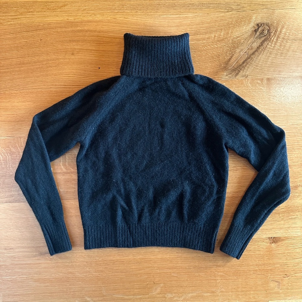 Quince 100% yak wool Black turtleneck Sweater
